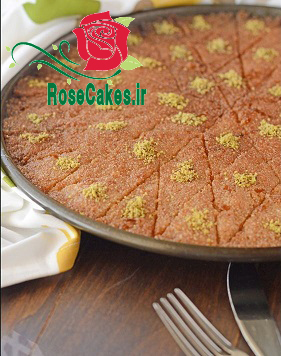 کیک بسبوسه(دسر عربی)